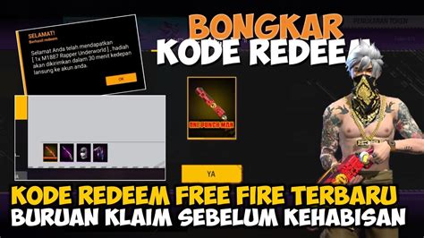 Bongkar Kode Redeem Free Fire Terbaru Buran Klaim Sekarang Juga