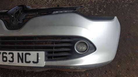 Renault Clio MK4 2012 2016 Front Bumper Silver Ted69 Store Renault