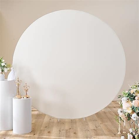 Amazon Ft Ivory Round Backdrop Cover For Ft Circle Stand