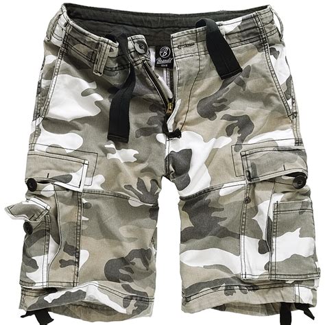 Brandit Vintage Classic Mens Army Military Cargo Combat Shorts Cotton