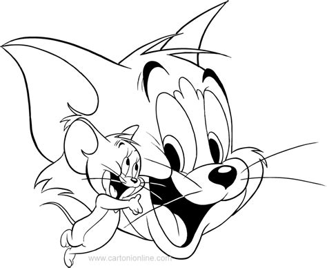 Dibujo De Tom Y Jerry Para Colorear