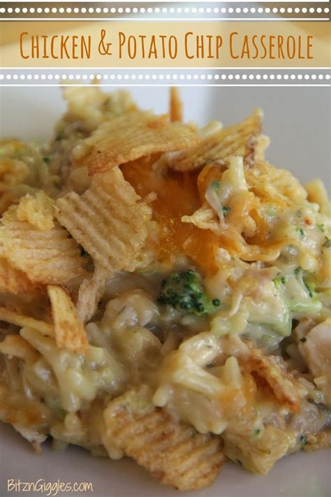 Chicken And Potato Chip Casserole Recipe Chicken Dishes Recipes Easy Casserole Recipes