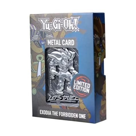 R Plique De Carte Exodia The Forbidden One Limited Edition Yu Gi Oh