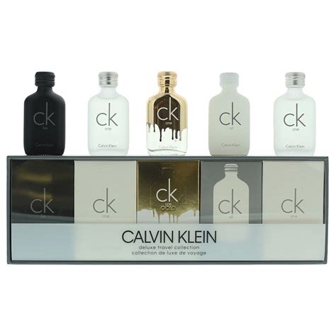 Calvin Klein Unisex Mini Variety Pack Gift Set Fragrances In Gold ...