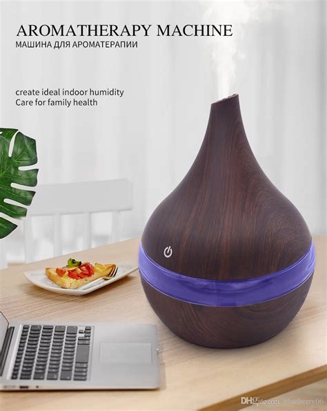 Hot Ml Usb Electric Aroma Air Diffuser Wood Ultrasonic Air