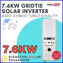 7.6kW 240V Grid Tie Inverter By Solar Edge Battery Backup Additions ...