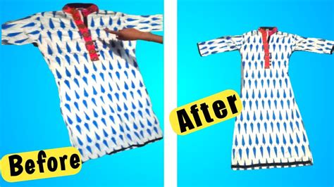 Collar Wale Kurte Ki Fitting Kaise Karte Hai How To Fit Kurti At Home