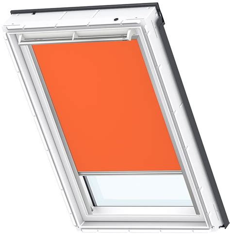 Velux Verdunkelungsrollo Uni Orange 4564 94x160 Cm 410 GGL Manuell Ab