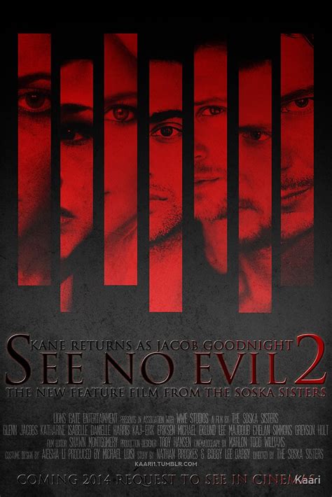 "See No Evil 2 (Cast Poster)" by Kaari | Redbubble