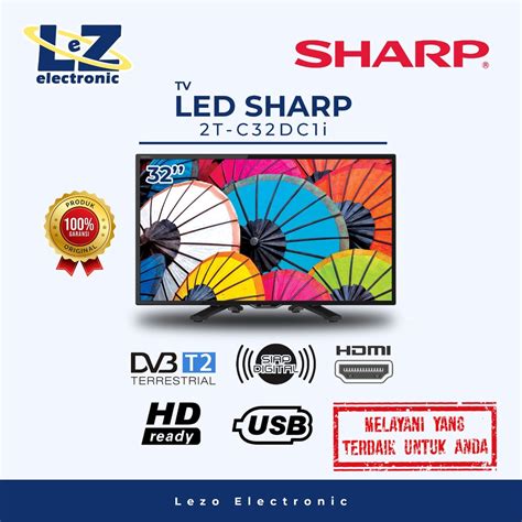 Jual LED TV SHARP 32 Inch 2T C32DC1i DIGITAL TV 32 HD SHARP AQUOS