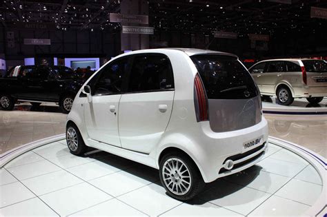 Tata Motors Electric Nano The Nano Ev Shown At Geneva Motor Show