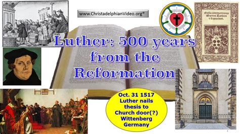 Martin Luther 500 Years On From The Reformation Youtube