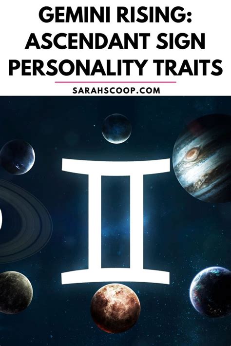 Gemini Rising: Ascendant Sign Personality Traits | Sarah Scoop