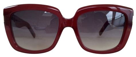 Yves Saint Laurent Sunglasses Dark Red Acetate Ref22567 Joli Closet