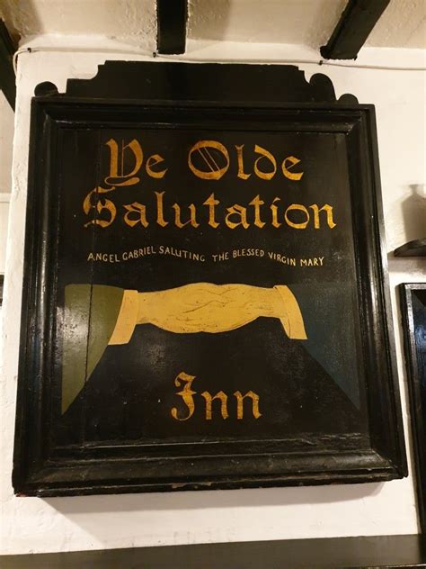 Ye Olde Salutation Inn Nottingham Pub Signs