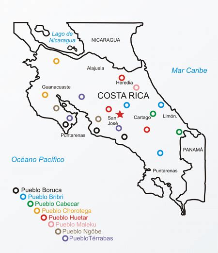 Conociendo Las Comunidades Indigenas De Costa Rica Ubicacion Pueblos