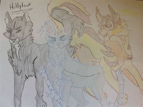 Lionblazehollyleaf And Jayfeather Warrior Cats