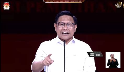 Netizen Nilai Cak Imin Comeback Di Debat Cawapres Ini Analisisnya Teknologi