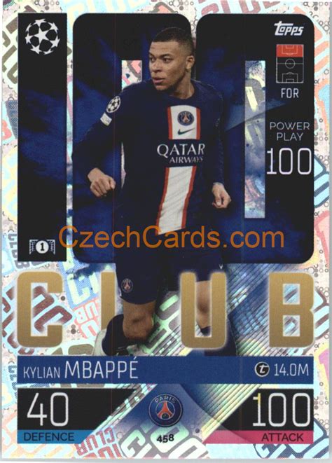 Football Soccer Kylian Mbapp Match Attax Club