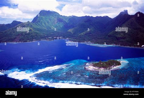 French Polynesia Cook Bay On Moorea Island Stock Photo Alamy