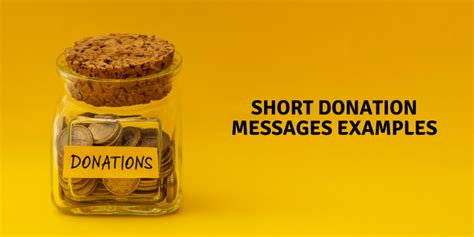 13 Best Short Donation Messages Examples For Nonprofits