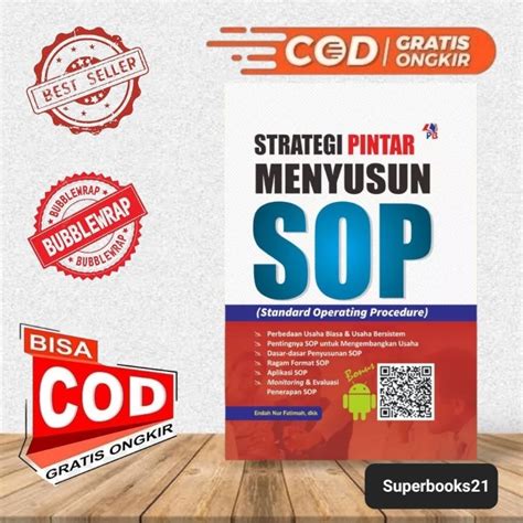 Jual Buku Strategi Pintar Menyusun SOP STANDARD OPERATING PROCEDURE