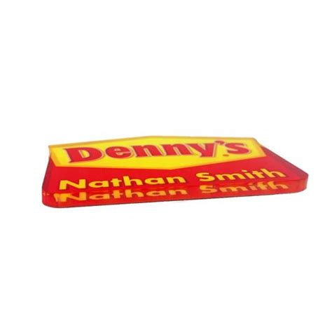 Acrylic Name Badge — Lasercutsline
