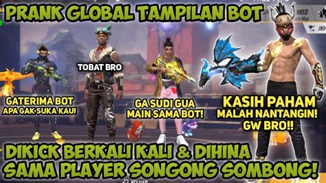 Prank Global Tampilan Dikick Berkali Dihina Sama Player Songong