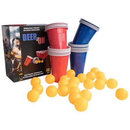 Gra Imprezowa Alkoholowa BEER PONG Zestaw IMPREZY I URODZINY