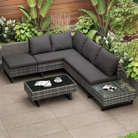 Sweiko Vine Sofa Set Tuin Set Sofa Lounge Tuin Lounge Voor Mensen