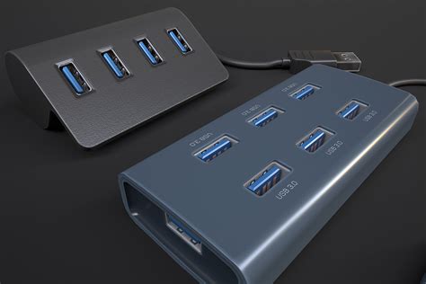 USB hub port | 3D Electronics | Unity Asset Store