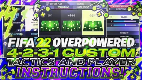 New Best Overpowered Custom Tactics Player Instructions