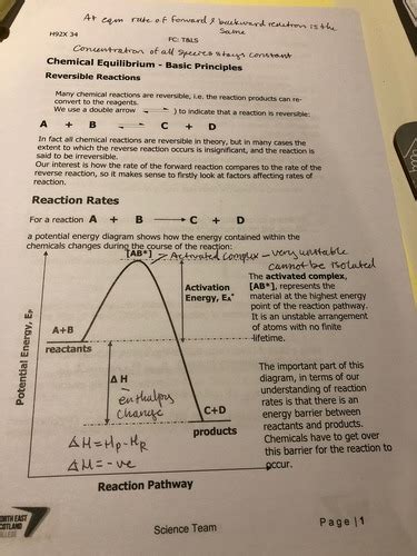 Chemistry Equilibrium Flashcards Quizlet