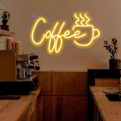 Coffee Neon Sign Neon Cafe Sign Led Light | Neon signs, Cafe sign ...