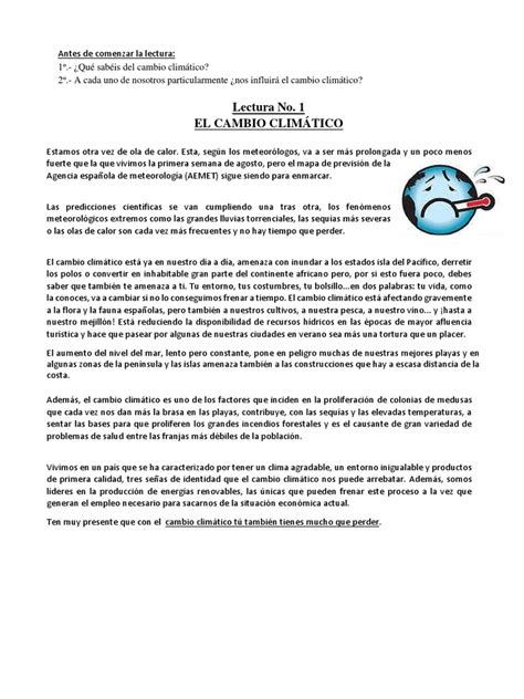 Lecturas Pdf Clima Cambio Climático