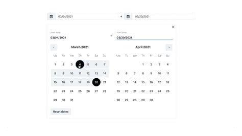 React Native Calendar Range Picker Traci Harmonie