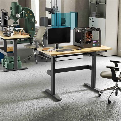 FLEXIMOUNTS Electric Height Adjustable Work Bench With Memory Keypad