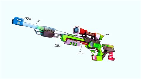 ArtStation - Overwatch weapon (6h exam) (06/2023)