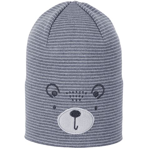 Sterntaler Slouch Beanie Bär Blau Melange Babymarktde