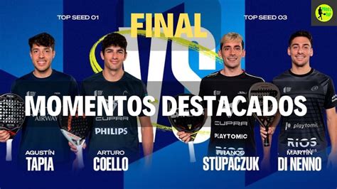 Tapia Coello Vs Stupa Dinenno Final Partidazo YouTube