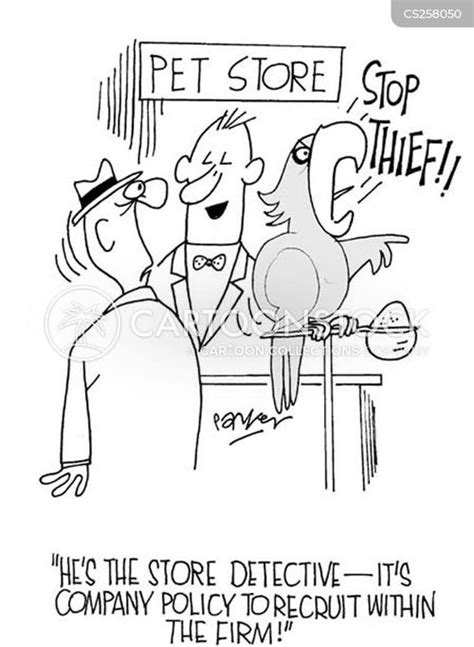 Store Detective Cartoons and Comics - funny pictures from CartoonStock