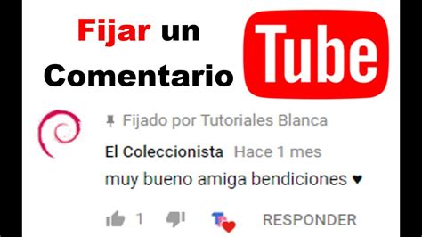 C Mo Fijar Un Comentario En Youtube Youtube