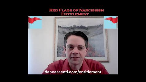 Entitlement Red Flags Of Narcissism Series Youtube