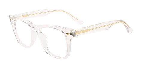 Sebastian Square Prescription Glasses - Clear | Women's Eyeglasses ...