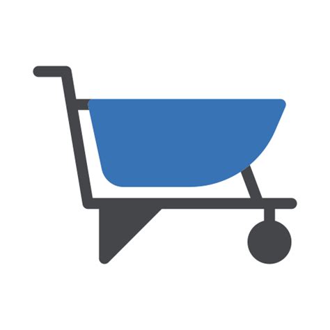 Trolley Vector Stall Flat Icon