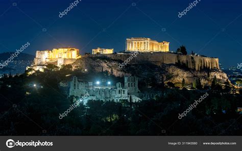 Acropolis of Athens at night, Greece Stock Photo by ©scaliger 311943580