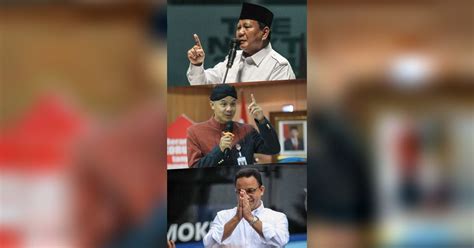 Deretan Janji Prabowo Ganjar Anies Jelang Pemilu