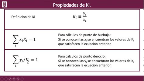 Constante De Equilibrio De Fases Valor K YouTube