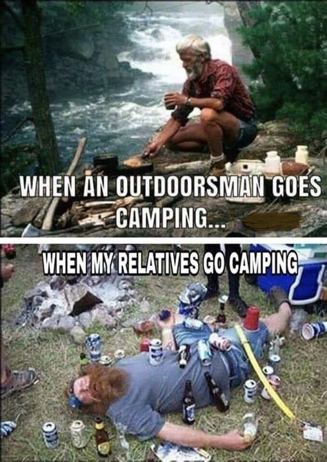 Camping can be fun. : r/memes