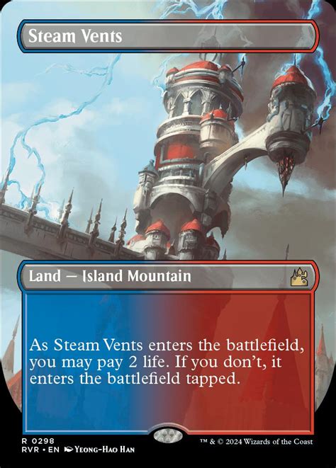 Steam Vents Ravnica Remastered Variants Card Kingdom